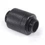 Alphacool ES D-Plug 20 mm G1/4 vonkajší závit na G1/4 vonkajší závit, Deep Black