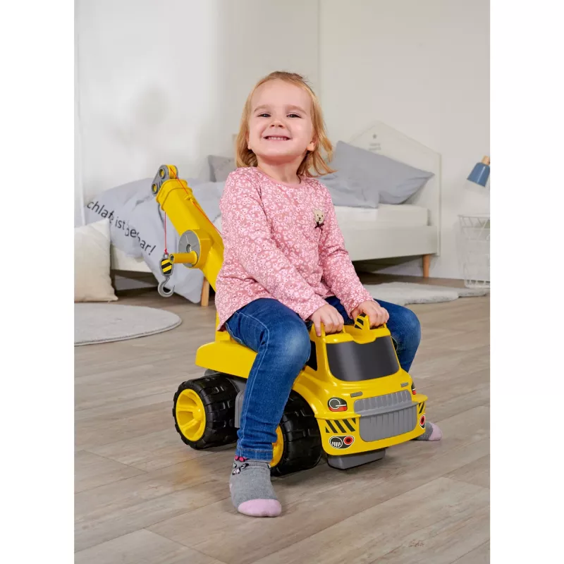 Žeriavové auto BIG Power Worker Maxi žeriav žltý 3 až 7 rokov