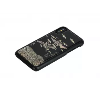 Puzdro na smartphone iKins pre iPhone XS / XS Max — Crane čierne ochranné puzdro