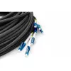 DIGITUS predkonfekcionovaný Fibre Optic Universal Breakout kábel, Singlemode OS2, 8 vlákien, LC/UPC - LC/UPC