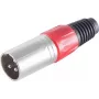 XLR konektor ShiverPeaks BS55002-G zelený – 3-pólový samčí audio konektor