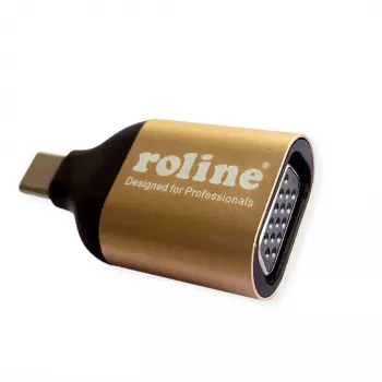ROLINE 12.03.3233 USB grafický adaptér 1920 x 1080 pixelov zlatý (12.03.3233)