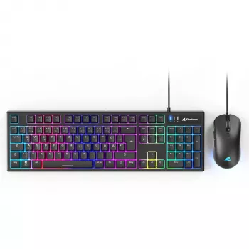 Gaming sada klávesnice a myši Sharkoon SKILLER SGB15 Combo DE s nemeckým rozložením