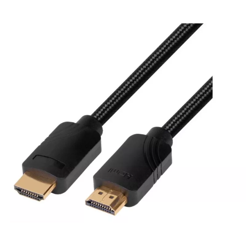 HDMI Premium kábel v 2.1 2m čierny pre hráčov