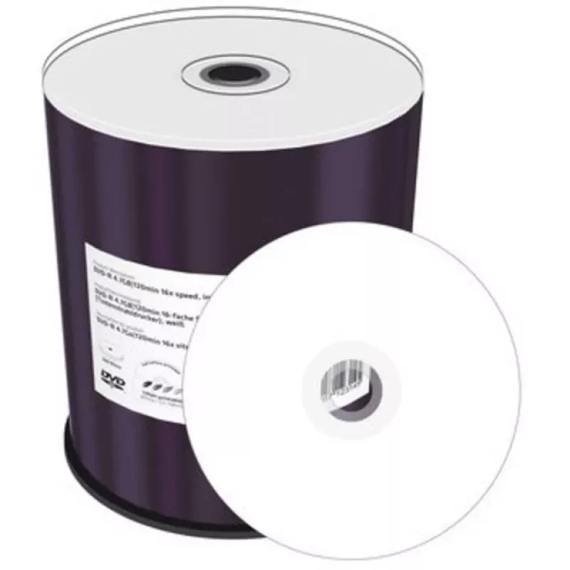 DVD-R MediaRange MR413 4,7 GB 16x Inkjet Printable 100 ks