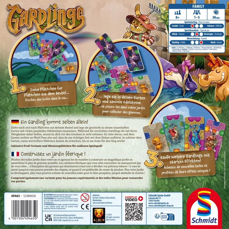 Gardlings, stolová hra