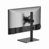 Monitor stolový stojan GEMBIRD MS-D1ST-03 plne pohyblivý pre 17–32 inch obrazovky, oceľ, čierny, VESA 75x75–100x100, 9 kg