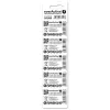 Gombíková lítiová batéria everActive CR2450, 3 V, výška 5 mm — balenie 5 ks