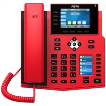IP telefón Fanvil X5U-R červený V2