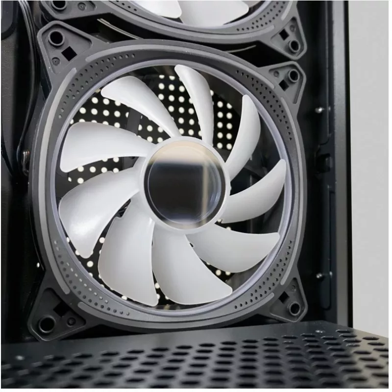 LC-Power skriňa MidiTower 715B čierna USB3.2/audio bez napájacieho zdroja SEAMLESS_X (LC-715B-ON)