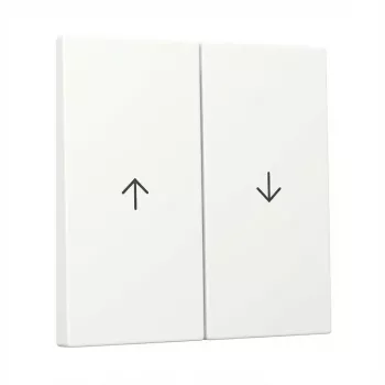 Gira kolíska 2-násobná šípka System 55 čisto biela (model 329427)
