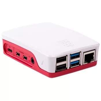 ALLNET Raspberry Pi 4 príslušenstvo - oficiálne puzdro červená/biela pre 4