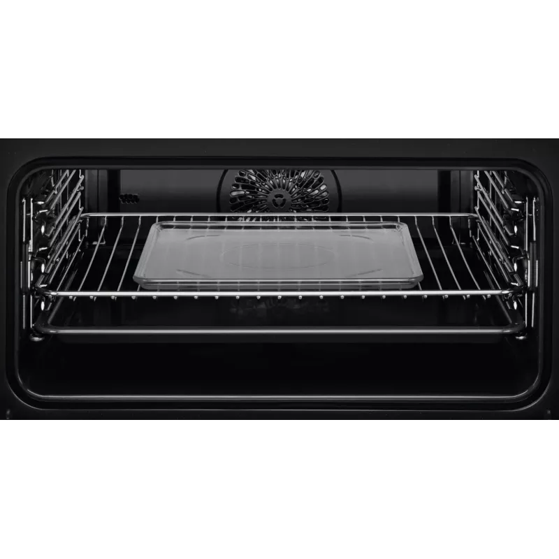 Electrolux EVL6E49X vstavaná kompaktná rúra s mikrovlnnou funkciou, 44 l, výška 45,5 cm, čierna/nehrdzavejúca oceľ