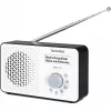 TechniSat VIOLA 200 digitálne rádio s budíkom DAB+, biela/čierna