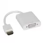 HDMI-VGA adaptérový kábel, HDMI samec - VGA samica 0,15 m, 0,15 m, VGA D-Sub, HDMI Type-A štandard