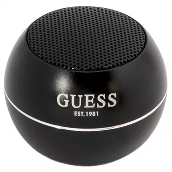 Prenosný reproduktor Guess Mini Bluetooth reproduktor 3 W čierny