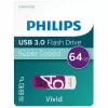 Philips FM64FD00B USB kľúč 64 GB USB Type-A 3.2 Gen 1 (3.1 Gen 1) fialový, biely