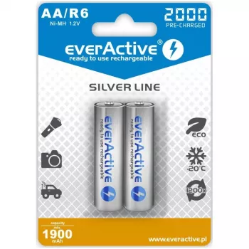 BATÉRIE R6/AA 2000 mAh, BLISTER 2 KS