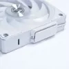 120mm Lian Li UNI FAN 12CL1W3W biely bezdrôtový ventilátor do skrine — 120mm, kompatibilný s PWM hubom, modulárny