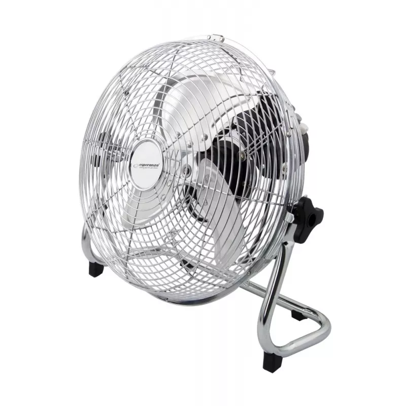 Stolný ventilátor ESPERANZA EHF005 Scirocco 12 palcov – 3 rýchlosti, priemer 36 cm, chróm, 50 W