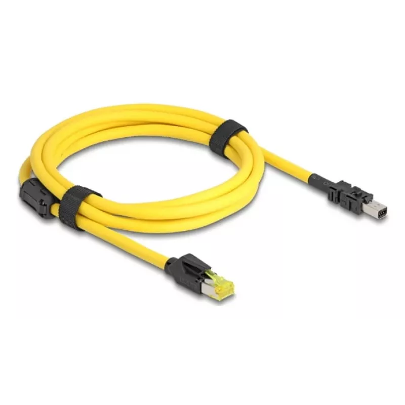 Delock kábel RJ45 konektor samec Cat.6 na Mini I/O 8 Pin D-Form Type 2 2 m (81251)