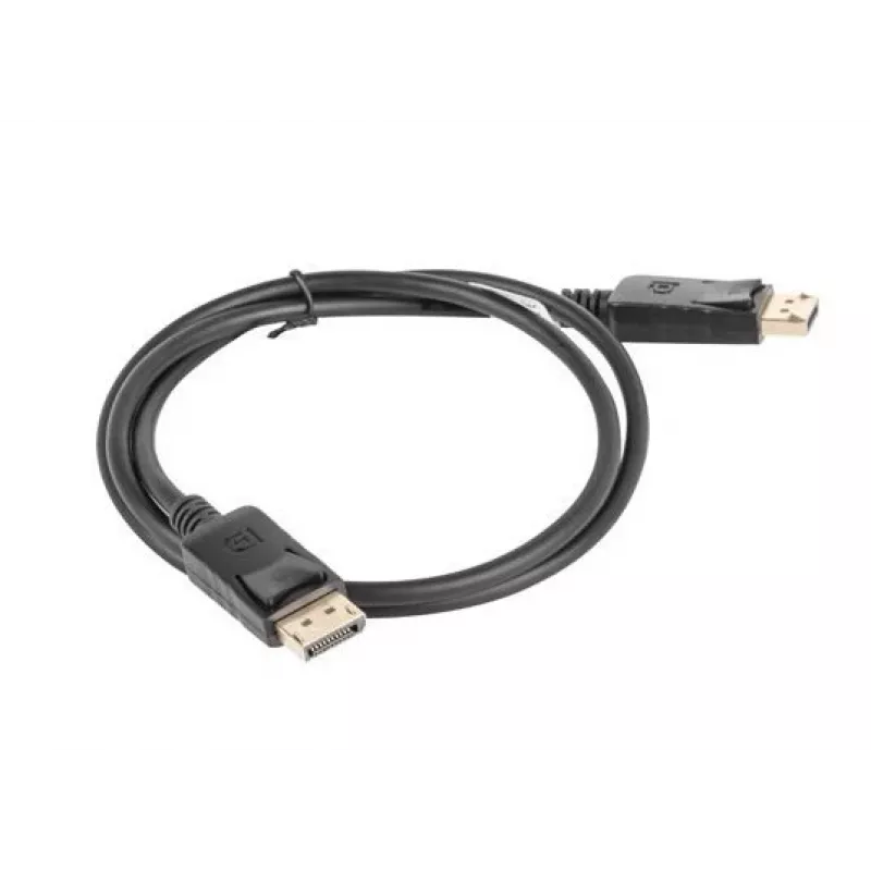 Lanberg DisplayPort kábel 19 Pin V1.2 4K, 1M | CA-DPDP-10CC-0010-BK | DisplayPort na DisplayPort