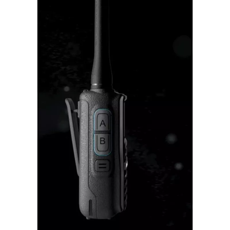 Baofeng UV-5R EU MINI vysielačka, USB-C, Bluetooth, VHF/UHF, letecké pásmo, anténa 15 cm, zelená