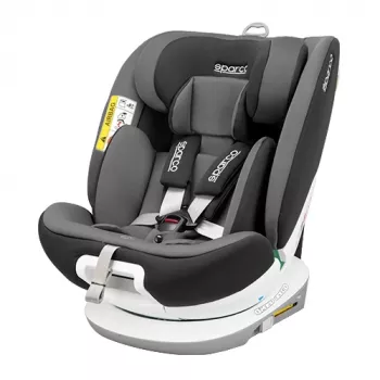 Detská autosedačka Sparco SK3000 Gray SK3000I_GR pre deti 40–150 cm