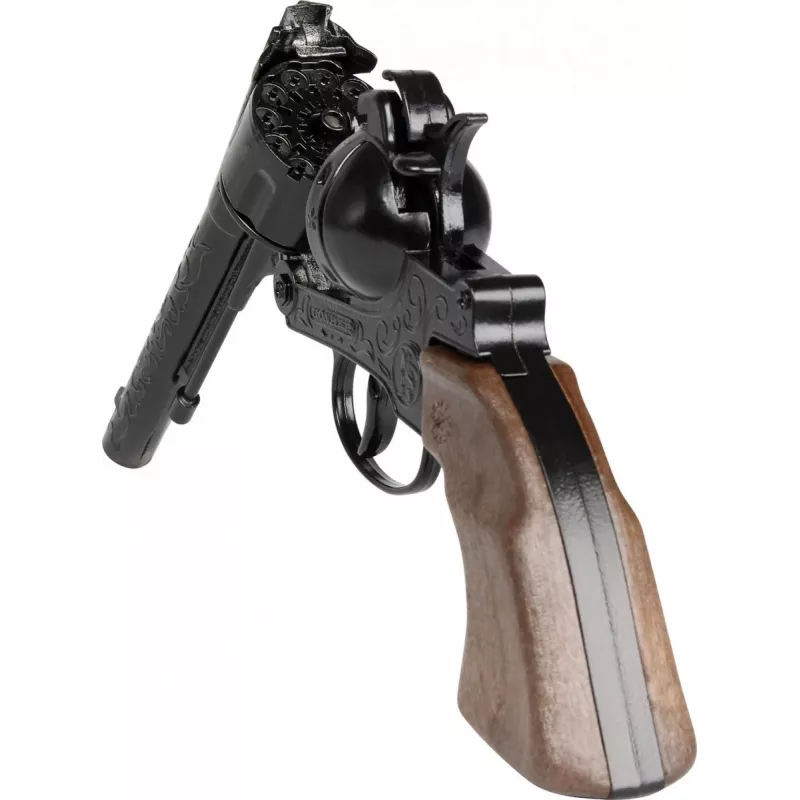 Pulio Metal Cowboy Revolver Gonher — hračkársky kovový revolver na zápalky model 155122/6