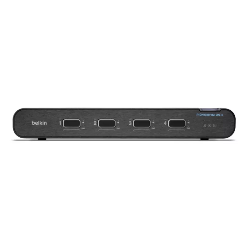 Belkin 4P Sngl Head DP/HDMI to DP/HDMI Video Secure DT KVM prepínač PP4.0 (F1DN104KVM-UN-4)