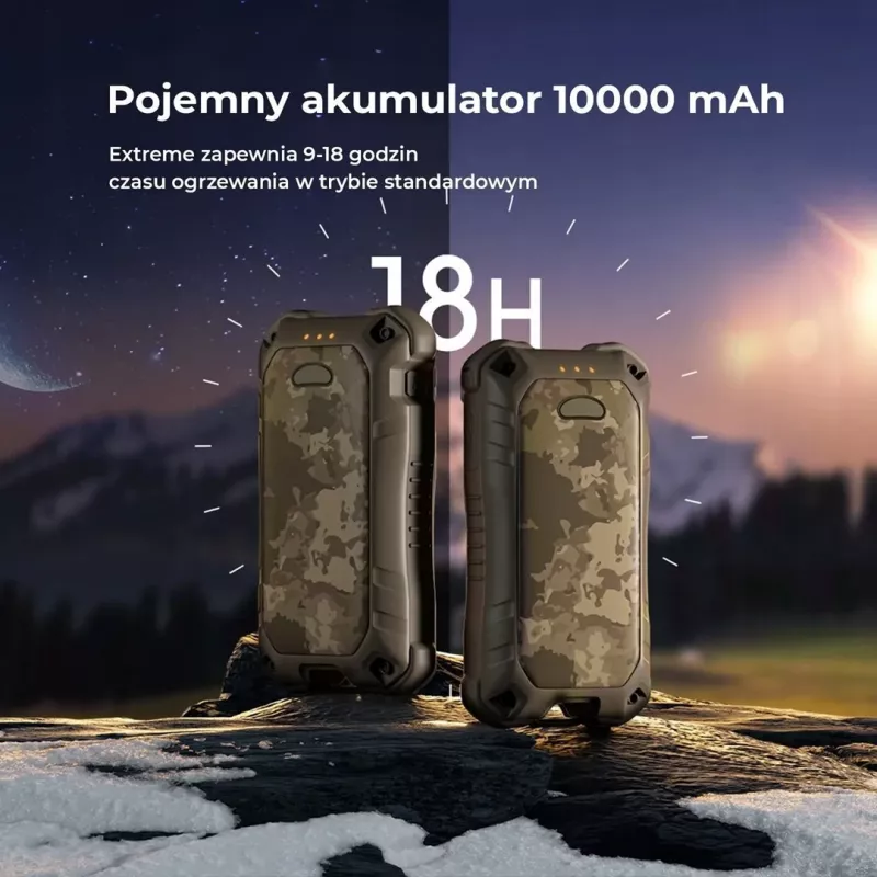 Ocoopa čierny UT3201 Ocoopa elektrický ohrievač