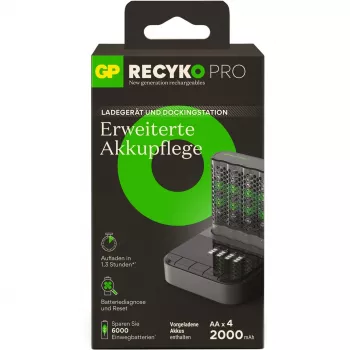 GP ReCyko Pro P461 AA/AAA nabíjačka batérií s dokovacou stanicou D461