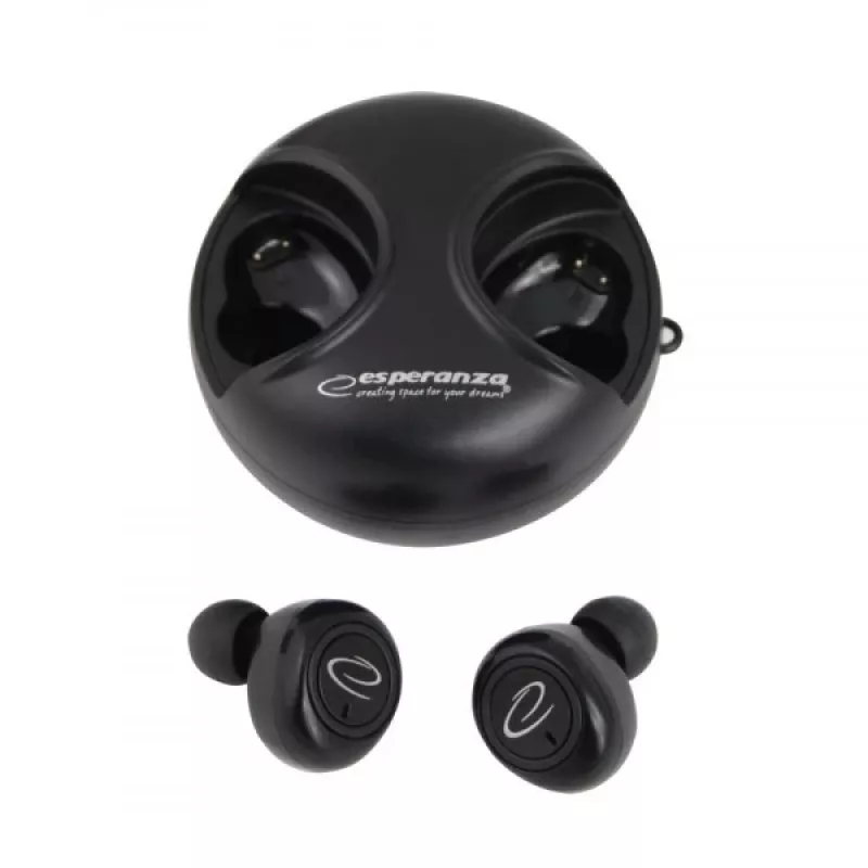 Esperanza EH228K slúchadlá/headset bezdrôtové in-ear hovory/hudba micro-USB Bluetooth čierne