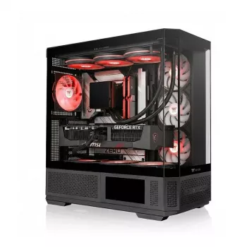 Mid-Tower PC skriňa THERMALTAKE Midi View 370 TG ARGB čierna s temperovaným sklom