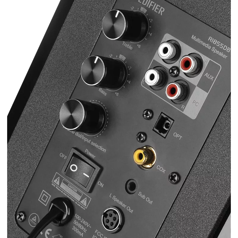 Edifier Studio R1855DB Bluetooth regálové reproduktory - čierne