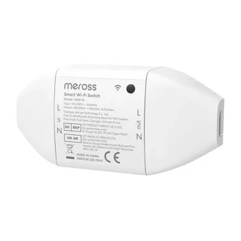 Smart-WiFi vypínač Meross MSS715MA-UN kompatibilný s Matter – jednokanálové podomietkové relé pre domácu automatizáciu