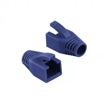 Logilink | priechodka na odľahčenie RJ45 konektora, 8,0 mm (50 ks) | MP0035B | modrá