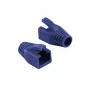 Logilink | priechodka na odľahčenie RJ45 konektora, 8,0 mm (50 ks) | MP0035B | modrá