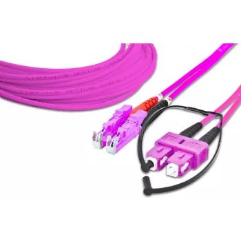 Lightwin vysokokvalitný duplexný LWL patch kábel - MM OM4 - LSH - SC (LDP-50 LSH-SC 2.0 OM4)