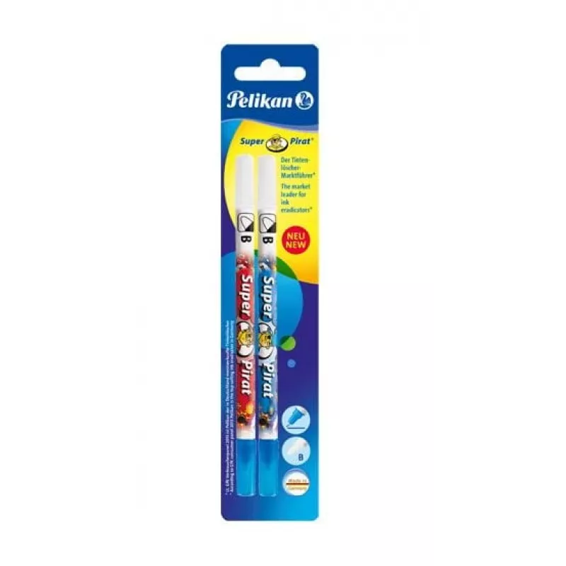 Guma Pelikan Super-Pirat F/B viacfarebná 2 kusy