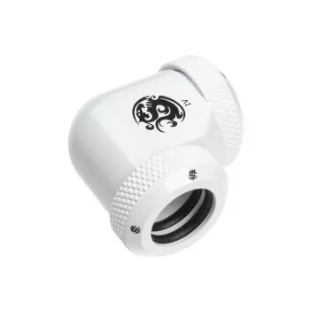 BitsPower Multi-Link 90° adaptér pre 2x 12mm AD fittingy — biely (BP-DWE90DML)