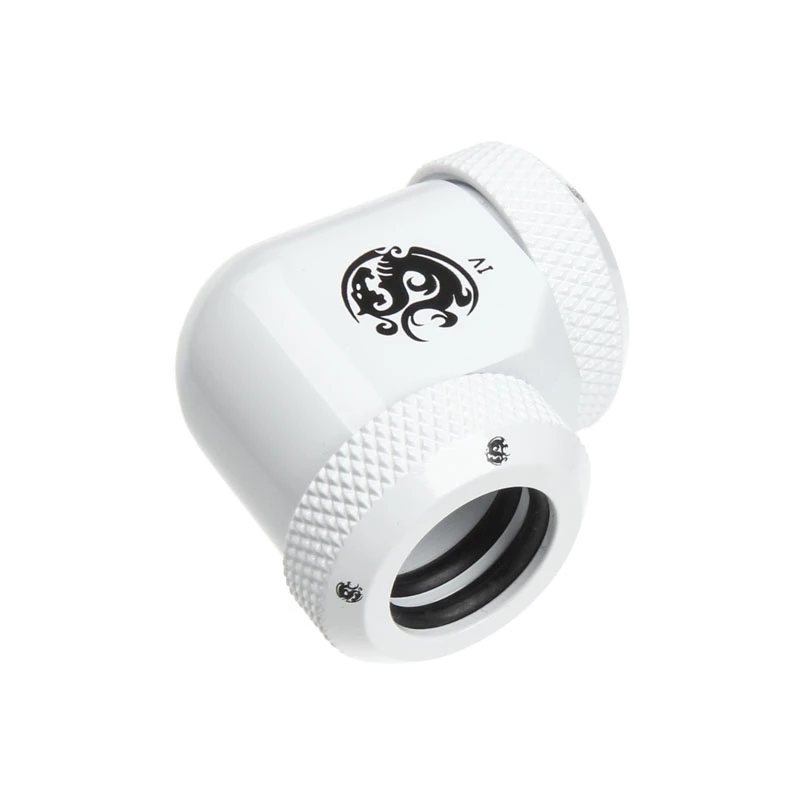 BitsPower Multi-Link 90° adaptér pre 2x 12mm AD fittingy — biely (BP-DWE90DML)