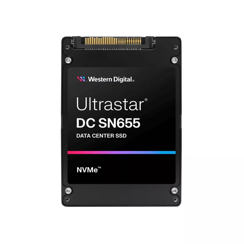 SSD disk WESTERN DIGITAL Ultrastar DC SN655 7,68 TB and3 PCIe TLC ISE Dual Port