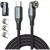 USB-C kábel 4smarts GravityCord 240W 1,8 m – USB-C na USB-C vysokovýkonné nabíjanie a dáta