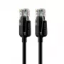 Sieťový patch kábel CABLETIME Cat6 UTP, 8 m, čierny