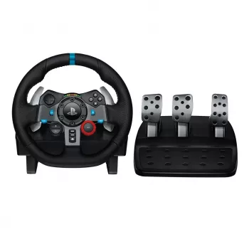 Logitech G G29 volant + pedále PlayStation 3, PlayStation 4 analógový USB 2.0 čierna
