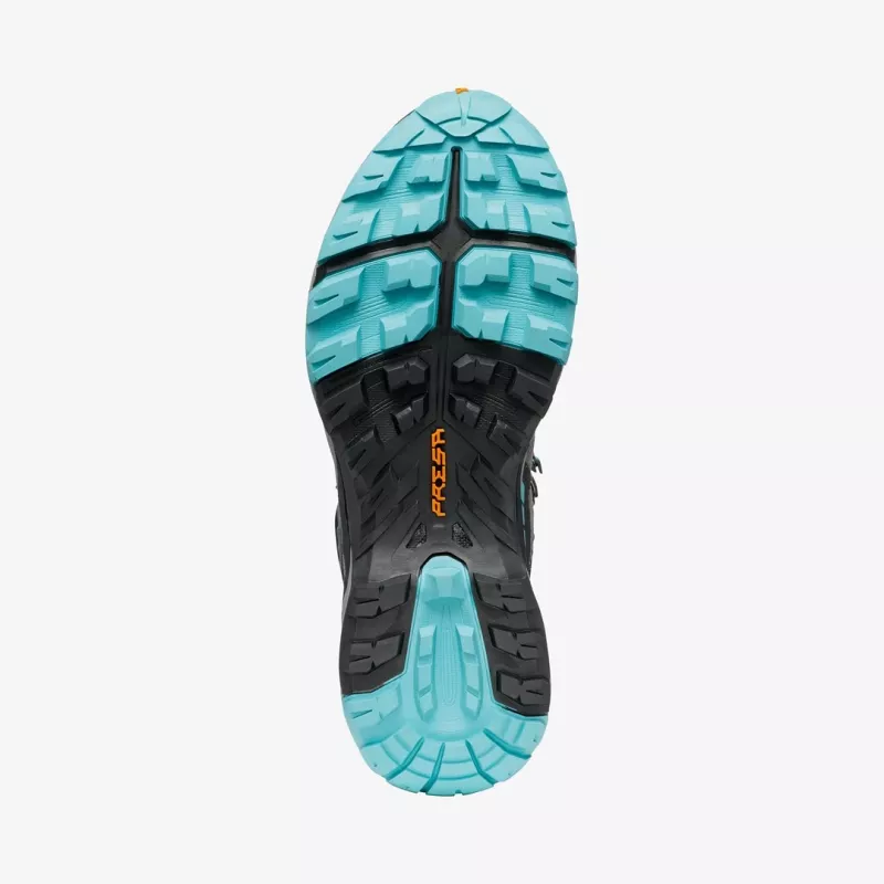 Scarpa Rush TRK GTX Woman dámske turistické topánky, veľkosť 38, Midgray/Aqua