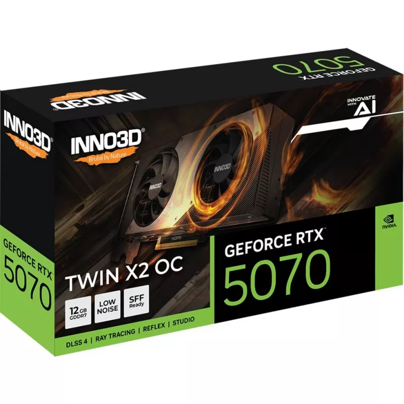INNO3D GeForce RTX 5070 TWIN X2 OC 12GB GDDR7 grafická karta