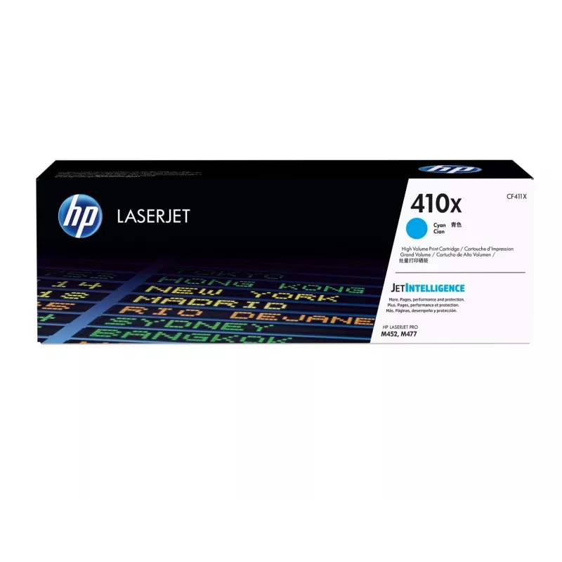 HP 410X High Yield azúrová originálna LaserJet tonerová kazeta