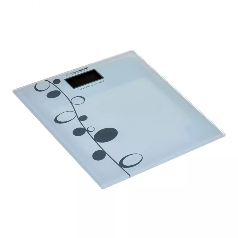 Osobná váha Esperanza Zumba EBS005 - elektronická, 180 kg, biele sklo